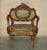 Antique Napoleon III Bergere Armchairs and Matching Table, 1890, Set of 3 For Sale - Image 3 of 18