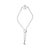 Contemporary .925 Sterling Silver Diamond Accent Ribbon and Circle Bolo Adjustable Bracelet For Sale - Image 3 of 5