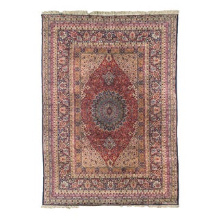 Large Vintage Rug in Wool, 1960s For Sale