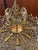Metal Brass and Crystal Glass Chandelier from Palwa, 1970s For Sale - Image 7 of 10