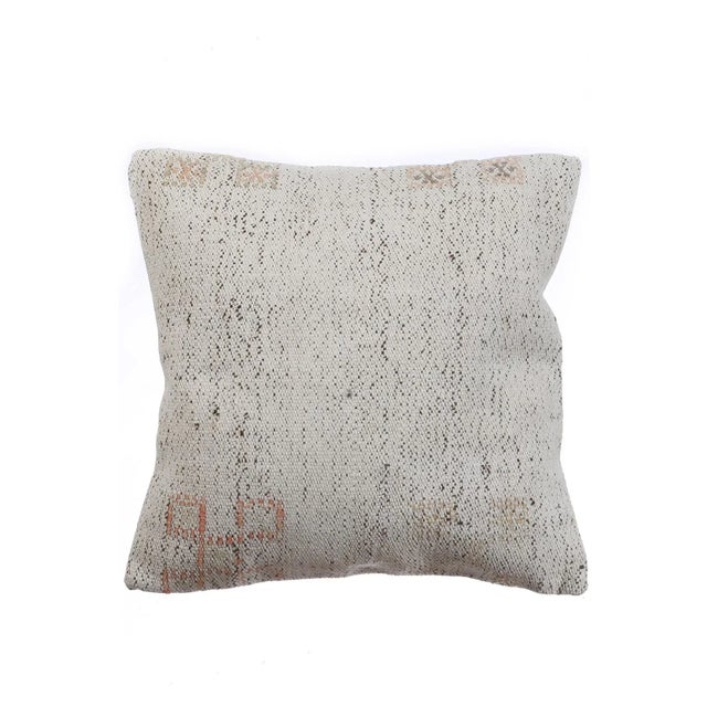 Turkish Decorative Kilim Pillow Cover For Sale - Image 4 of 4