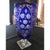 Art Deco Cobalt Blue Large Crystal Vase For Sale - Image 3 of 8