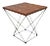 Axis Reclaimed Wood Side Table For Sale