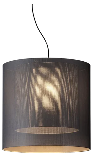 Gray Moaré Lm Pendant Lamp by Antoni Arola