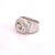 1990s 1990s Gucci Estate Sterling Silver Ring Size 8.5, 15 Mm Height 17.9 Grams For Sale - Image 5 of 7