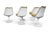 Metal Mid 20th Century Set of Six Eero Saarinen Tulip Dining Chairs For Sale - Image 7 of 9