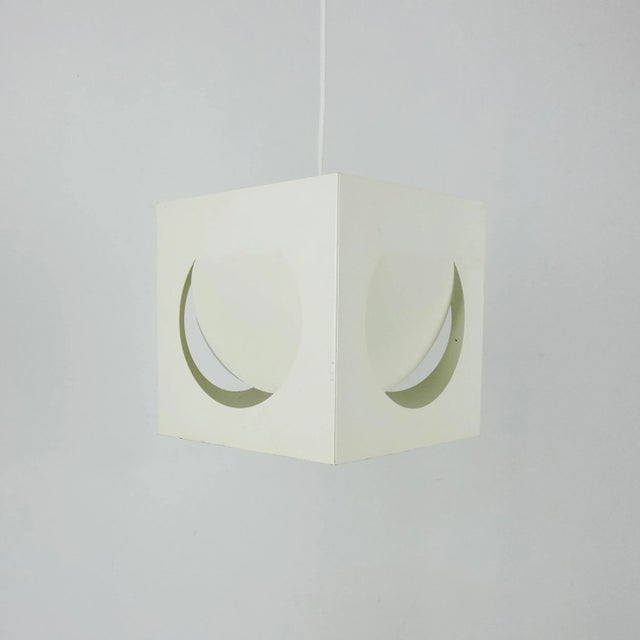 Mid-Century Finnish Geometric Pendant Lamp by Shogo Suzuki for Stockmann-Orno, 1960s For Sale - Image 9 of 9