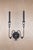 Pair of long stemmed candelabra bulb wall light. Working electric.