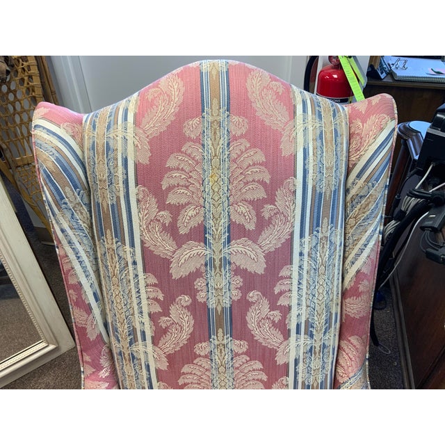 20th Century Chippendale Style Upholstered Chairs, Pair For Sale - Image 11 of 12