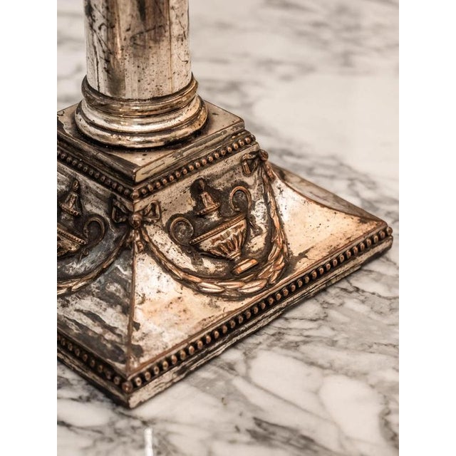 Antique Neoclassical Candlesticks, Set of 2 For Sale - Image 6 of 9