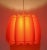 Danish Red Plastic Lamp For Sale - Image 6 of 12