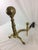Brass Cannonball Andirons - A Pair For Sale - Image 4 of 8