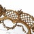 Large gilded bronze wall mirror with female mask and lattice decoration, louis xv/rococo revival style, probably spain,...