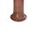 Traditional Antique Victoria Moser Bohemian Cranberry Glass Mantel Bud Vase Gold Gilded Floral Late 19th Century For Sale - Image 3 of 4