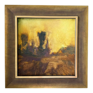 2024 Original British Oil by Listed Artist Andrew Viner, “Trees Against the Morning Sky”, Framed