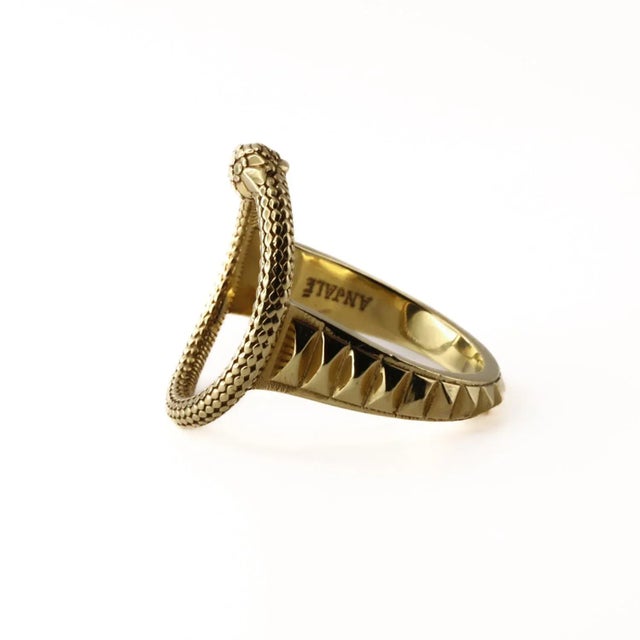 Not Yet Made - Made To Order Ouroboros Ring by Anjalé Size 11.5 For Sale - Image 5 of 5