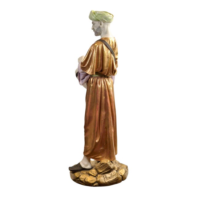 Cairo Water Carrier Figure by James Hadley for Royal Worcester, 1886 For Sale - Image 4 of 11