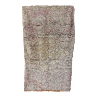 Moroccan Vintage Talsint Rug - 3'7" X 6'4" Ft For Sale