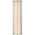 Barbara Barry for Visual Comfort Signature Phinn 18" Linear Bath Sconce in Polished Nickel with White Glass For Sale
