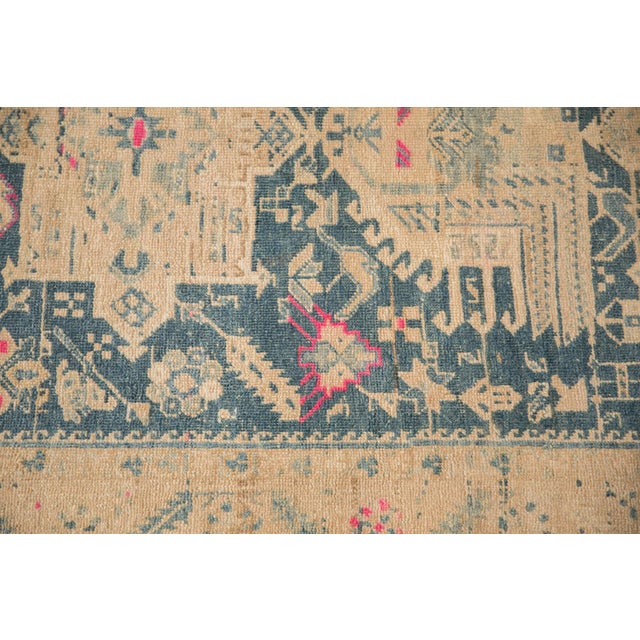Teal Vintage Distressed Northwest Persian Rug Runner - 3'3" x 14'3" For Sale - Image 8 of 12