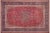Persian Vintage Kashan Red/Blue Wool Rug - 9'6'' X 13'8'' For Sale - Image 9 of 10