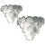 Murano Disc Chandeliers from Vistosi, 1970s, Set of 2 For Sale - Image 10 of 10