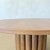 Mid-Century Modern Lavene Solid Oak Fluted Pedestal Dining Table – Montana Brown Finish 60" For Sale - Image 3 of 11