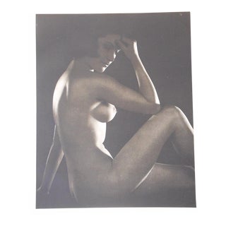 C.1941 Vintage Nude Parisian Woman Photogravure For Sale