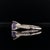 Purple Purple Sapphire Diamond Ring 18k Gold Women 1.72 TCW Certified For Sale - Image 8 of 10