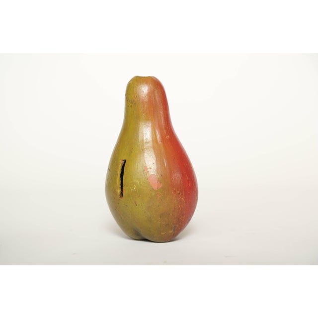 Mid 19th Century English Red Ware Hand Painted Pottery Fruit - Set of 3 For Sale - Image 5 of 8