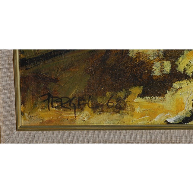 French Cityscape 8 by Jacques Pergel, French (1924–2023) Date: 1968 Oil on Canvas, signed l.l. Size: 24 x 36 in. (60.96 x...