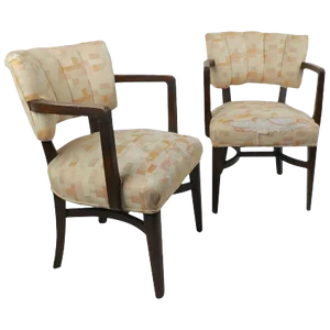 Art Deco Chairs After Rohde - a Pair