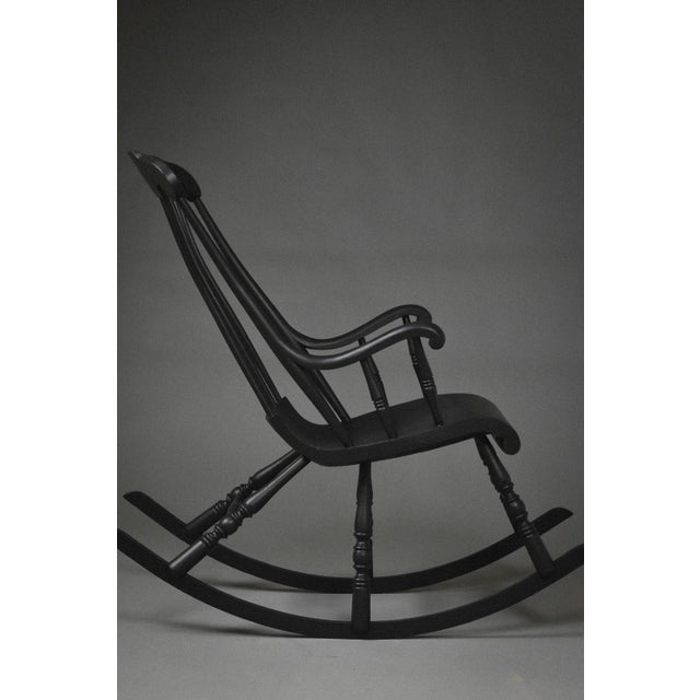 Early 20th Century Scandinavian Gungstol Rocking Chair For Sale - Image 6 of 11