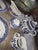 Group of English Blue and White Serving Pieces Blue Willow For Sale - Image 4 of 6