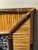 All mirror with handmade frame of bamboo and pencil reed. Total size is 24.25 x20.25. Mirror size is 15 x11.25. In very...