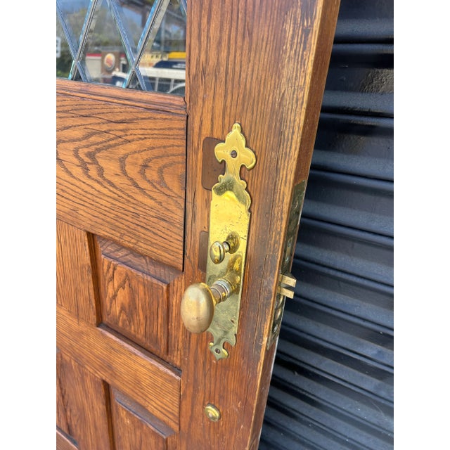 Rustic 1920s European Storybook/Cottage Style Oversized Front Door For Sale - Image 3 of 12