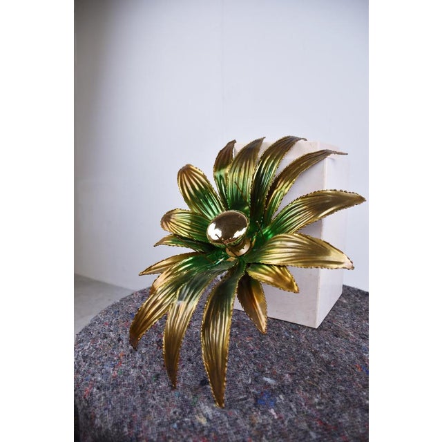 Flower Wall Lamp from Maison Jansen, 1970s For Sale - Image 10 of 14