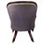 Blue Antique Mahogany Button Back Chair, 1800s For Sale - Image 8 of 12