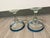 2010s Pair of Blue‑Rim Margarita Glasses For Sale - Image 5 of 10