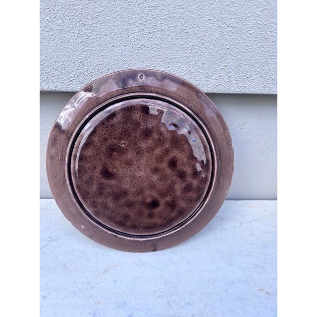 Luneville 19th Century Majolica Asparagus Plate Luneville For Sale - Image 4 of 4