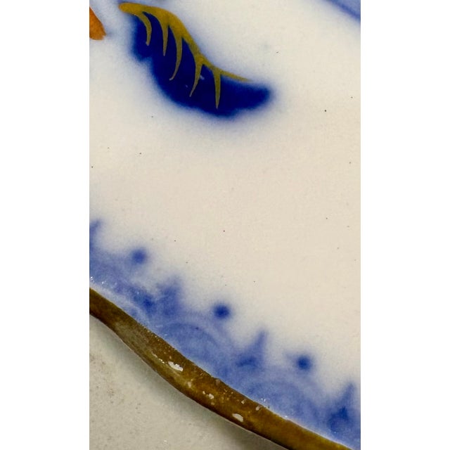 19th Century Minton Stone China Amherst Japan Imari Floral Dinner Plate For Sale - Image 11 of 12