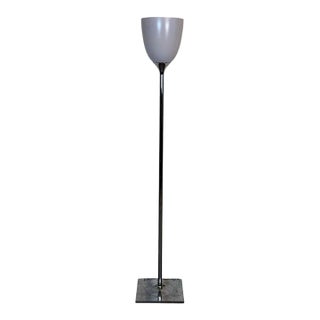 Late 20th Century Mid-Century Modern Style Space Age Atomic Chrome Floor Lamp For Sale