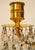 Pair of Gilt Bronze and Cut Crystal Candelabra, Attributed to William Parker For Sale In Pittsburgh - Image 6 of 10