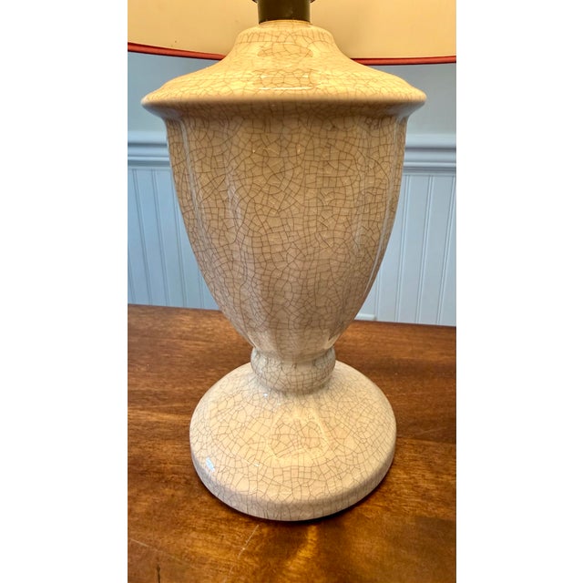 Vintage Art Deco Urn Style Accent Lamp For Sale - Image 6 of 12