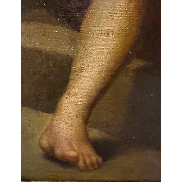 Luigi Sabatelli, Nude Man, 1800s, Oil on Canvas For Sale - Image 9 of 11