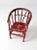 Antique Folk Art Children's Chair For Sale - Image 9 of 9