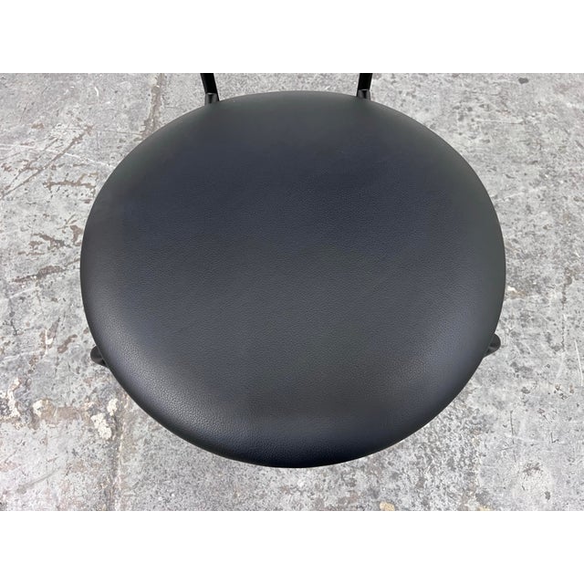 Black Oeo Studio for Gubi Coco Leather Side Chair For Sale - Image 8 of 12