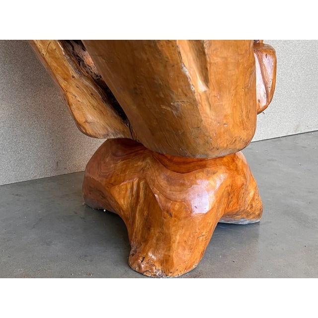 1950 Solid Wood Swivel Armchair or Side Chair, Four Different Available For Sale - Image 9 of 10