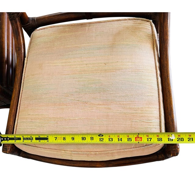 Set of 6 Ficks Reed Louis XVI Rattan & Cane Dining Chairs—A Designer’s Dream For Sale - Image 14 of 16