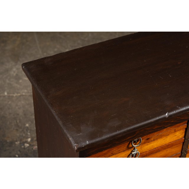 Early 20th Century 16-Drawer Oak Dental Cabinet For Sale In Chicago - Image 6 of 11